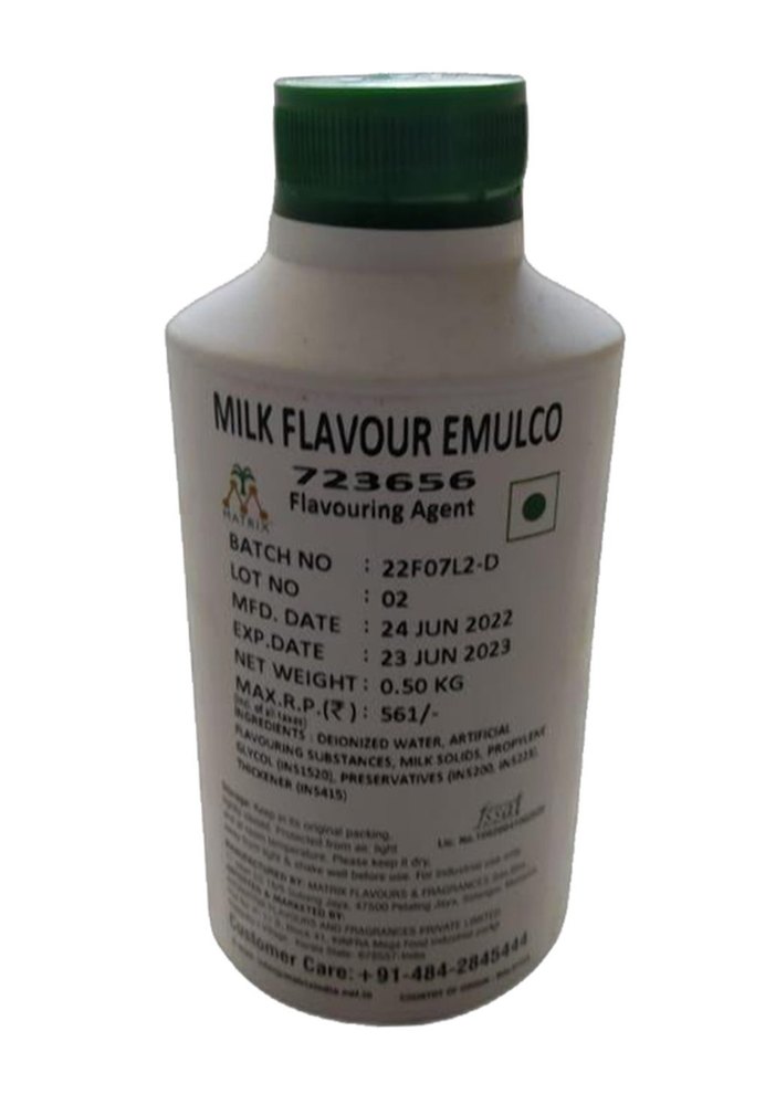 Milk Flavour Emulco, For Food Flavouring, Liquid