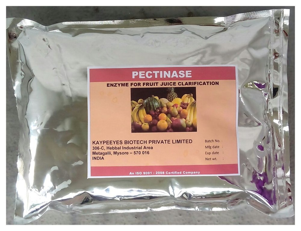 Pectinase Enzyme Powder, Pack Type: Metalized Poly Pouch, Pack Size: 1 kg