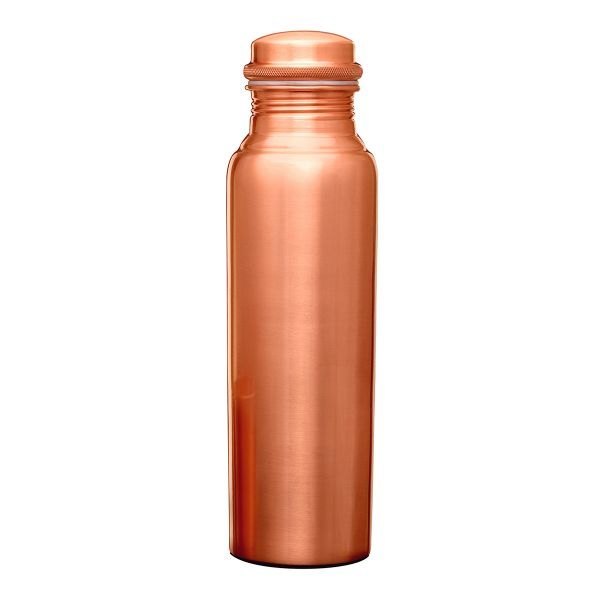 Cooper Polished Pure Copper Water Bottles, Screw Cap