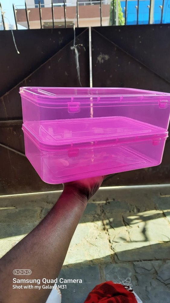 PP Food Storage Container Keeper Box-88, Rectangle, Capacity: 5 kg