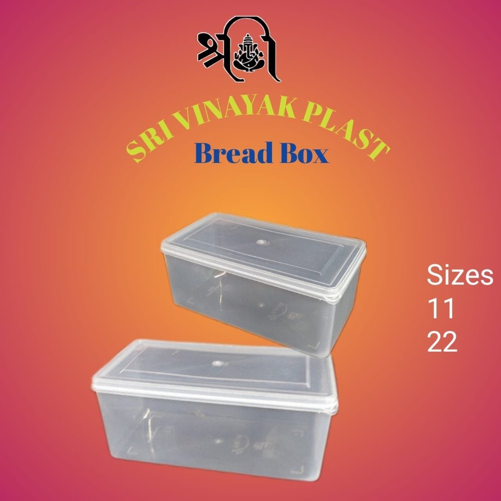 Green Round Plastic Bread Box Container, For Home, Size: 6x12inch