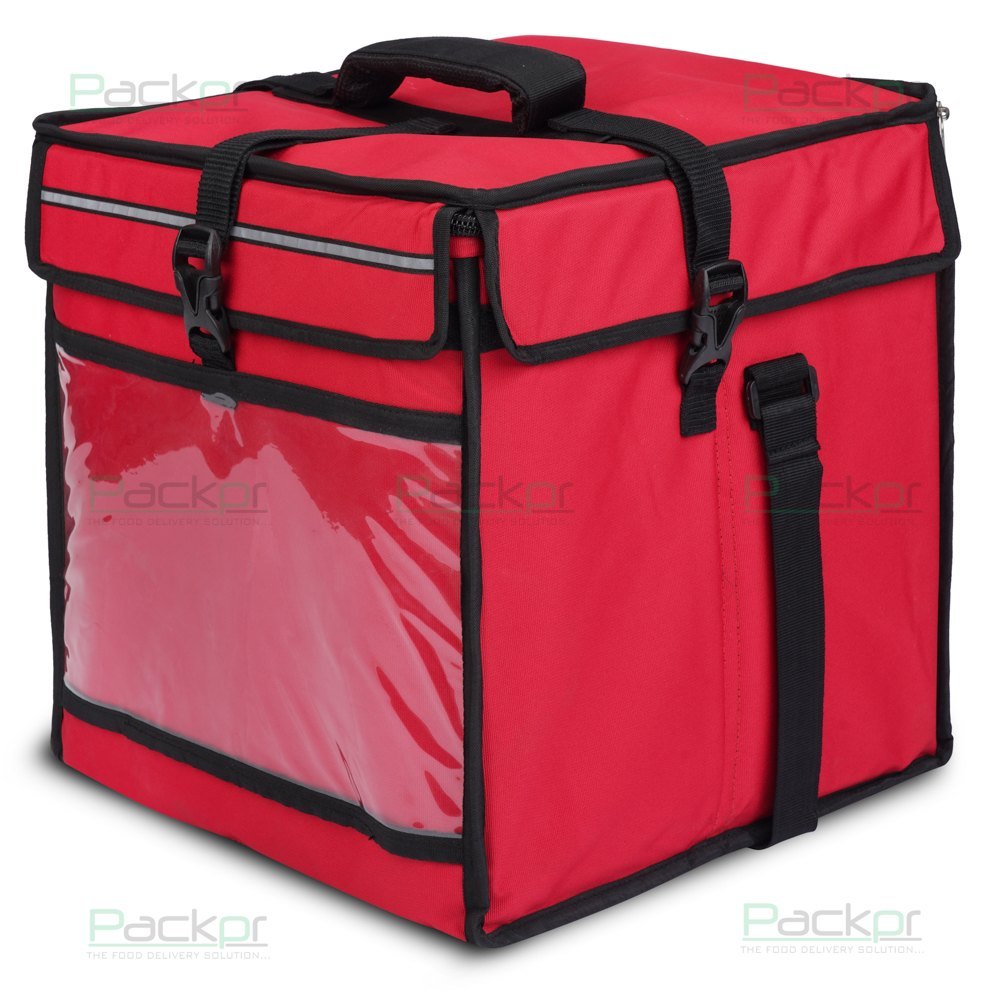 pvc Coated Fabric Plain insulated delivery bag, Model: packpr, Bag Size: 15x15x15