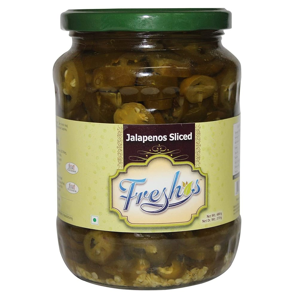 A Grade Freshos Jalapeno Sliced, Packaging Type: Jar, Packaging Size: 680g