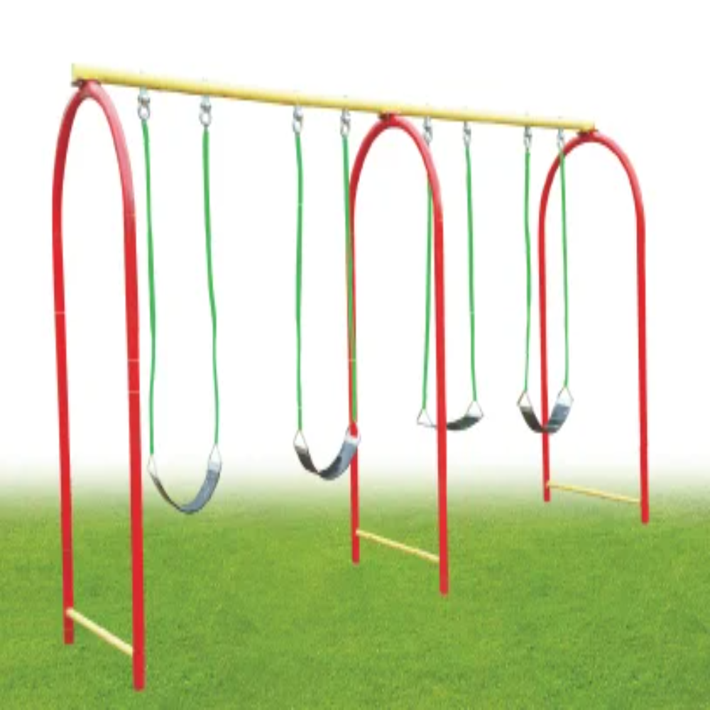 Metal Big Arch Swing 4 Seat (Belt)