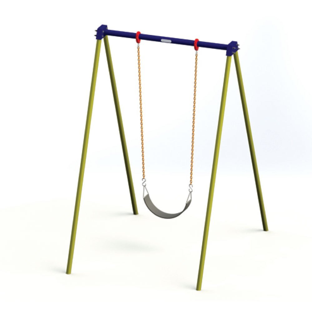 Metal Single Seat Swing, Seating Capacity: 1 Seater