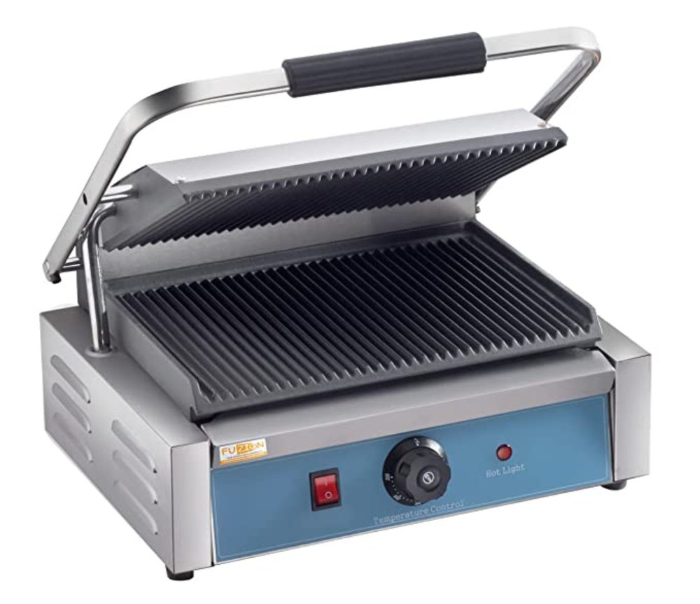 Stainless Steel Commercial Sandwich Maker Griller for Jumbo Breads, For Restaurant