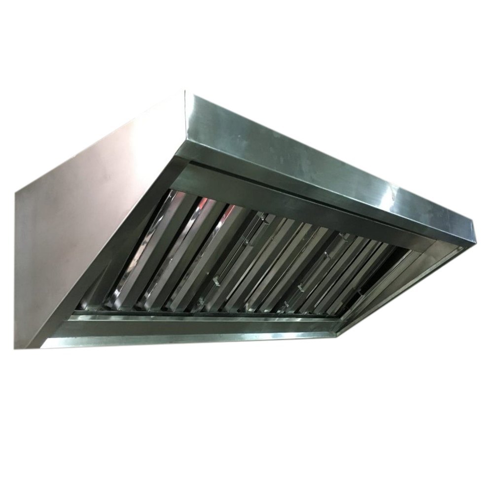 Electric Stainless Steel Kitchen Hood, For Restaurant