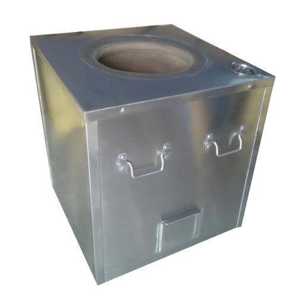 Stainless Steel Square Tandoor Oven, For Hotel, Capacity: 100 L