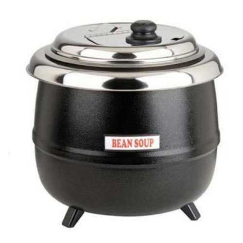 Black Round Electric Soup Tureen