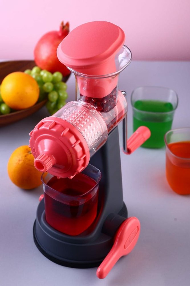 Plastic Orange Juice Machine, Pink, Capacity: 200 ml