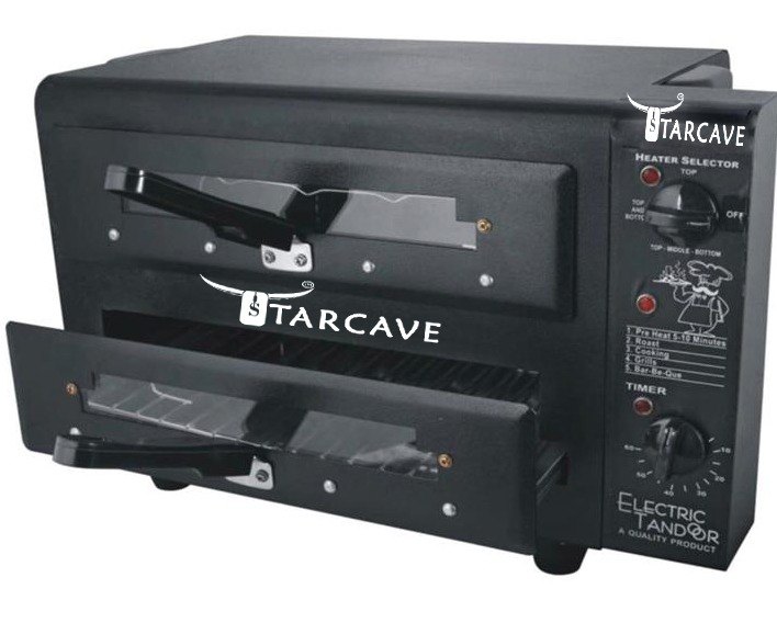 Black Cast Iron Starcave Electric Commercial Tandoor