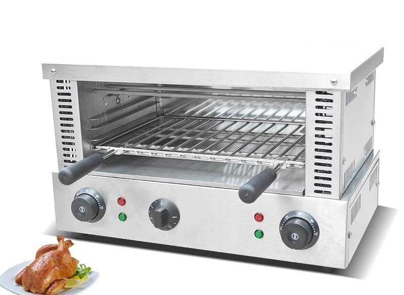 Diamond Silver Electric Salamander, 938, For Restaurant, Size: 615 X 305 X 280mm