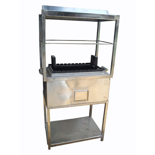 Stainless Steel Silver Barbecue Machine, for Hotel, Restaurant, 220-400 V