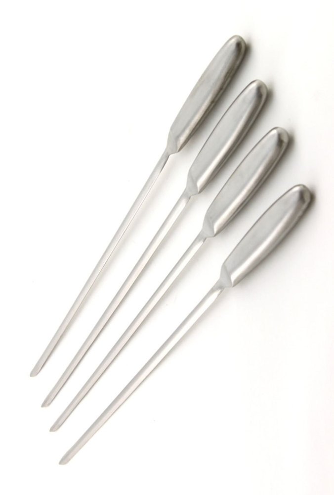 Silver Stainless Steel Barbecue Skewer, For Kitchen