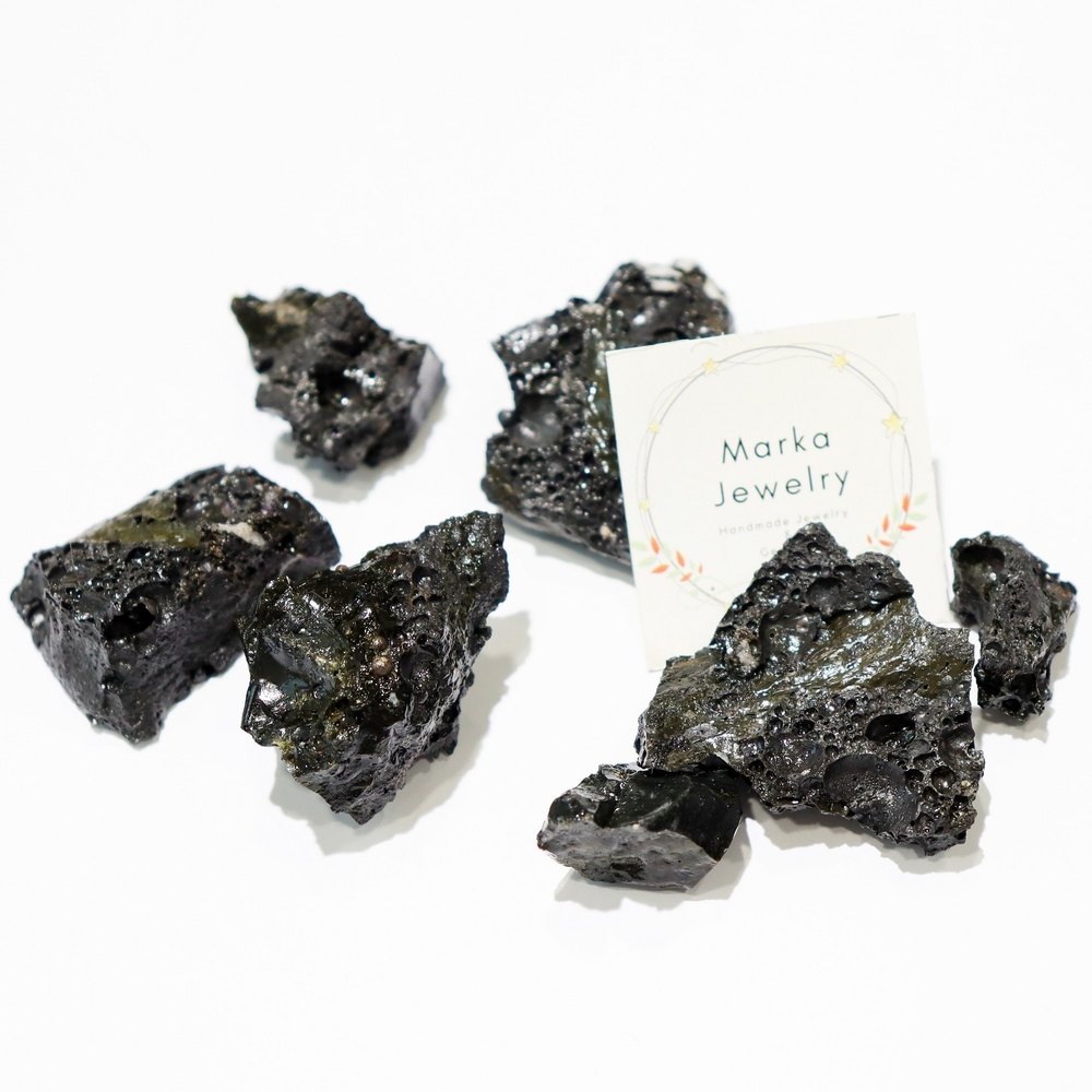 Black Lava Rough Gemstone, For Healing, Spiritual and Jewelry, Size: Mix