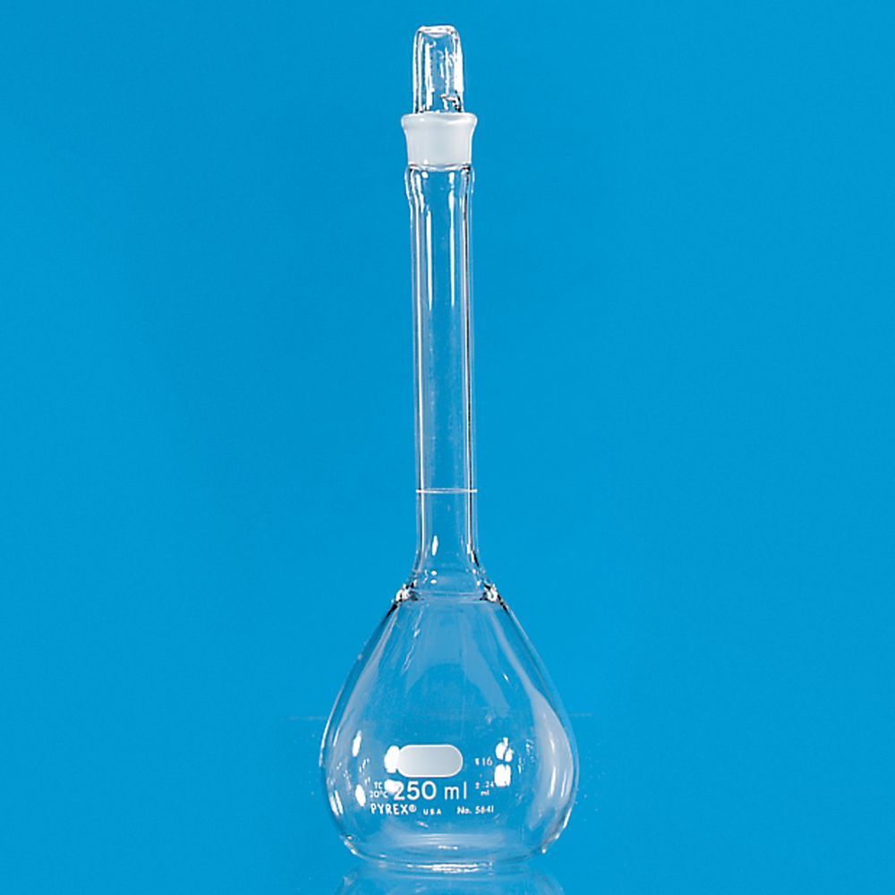 Glass Volumetric Flask 250 ML, For Laboratory