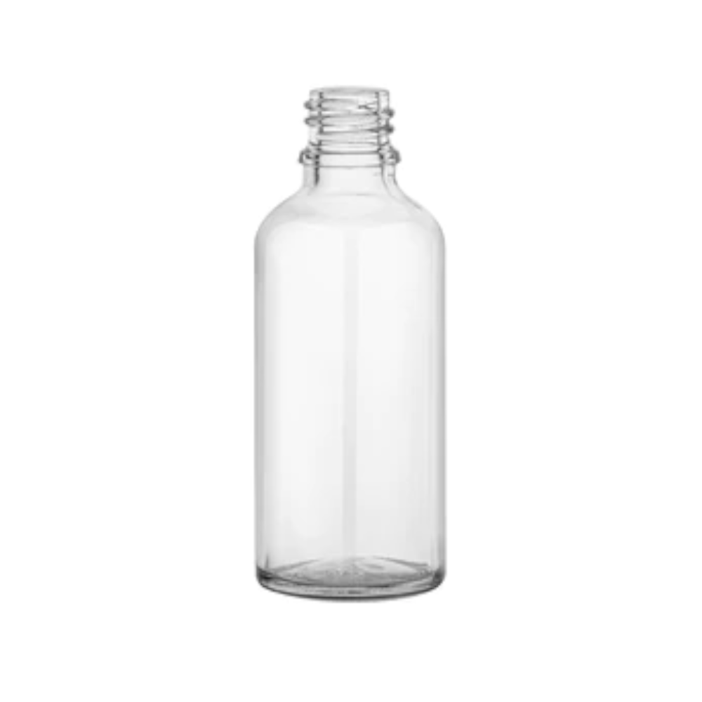 50ml Glass Bottle Clear