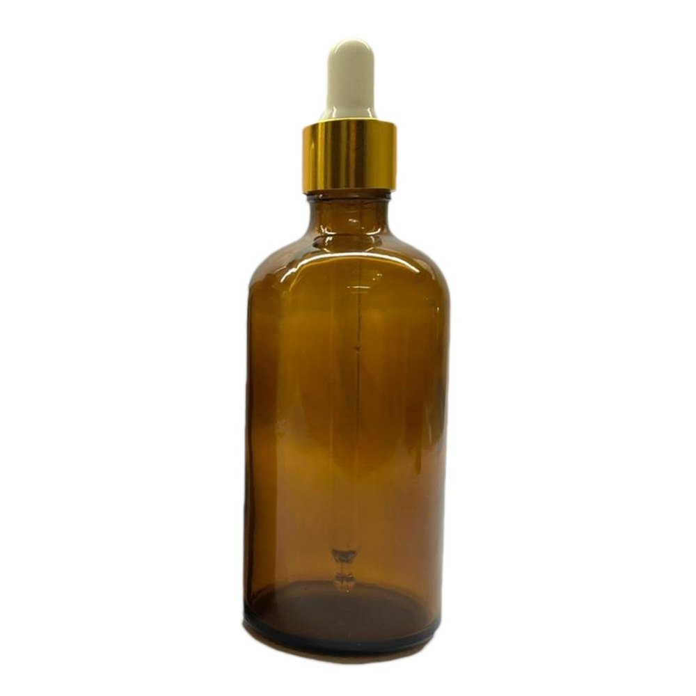 Glass Brown 50ml Essential Oil Dropper Bottle, Round