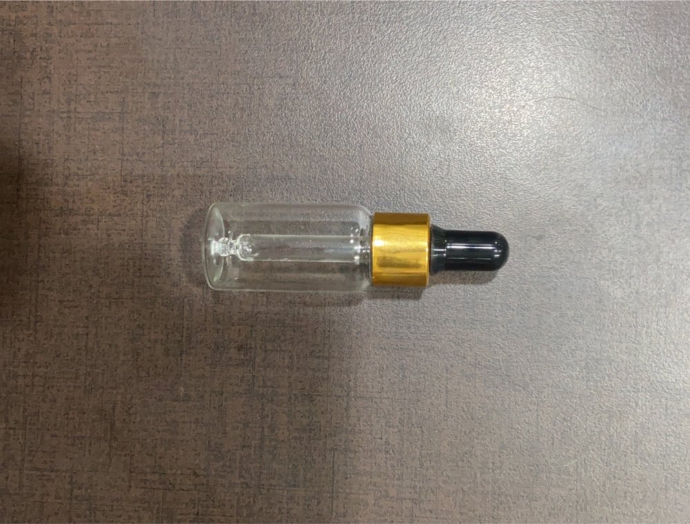 Clear Glass Essential Oil Bottle With Dropper