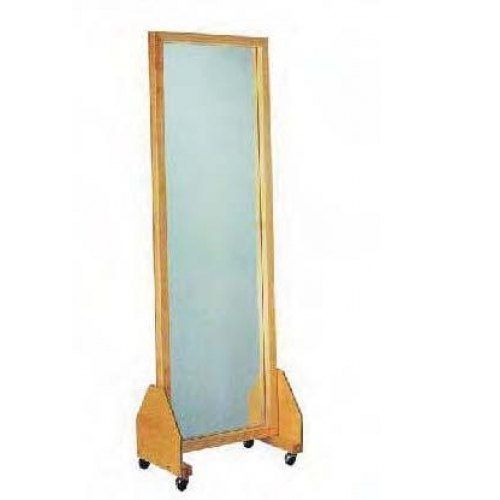 Wooden Postural Training Mirror, Movable, , For Home, Size: Mirror Size 165cm X 45cm