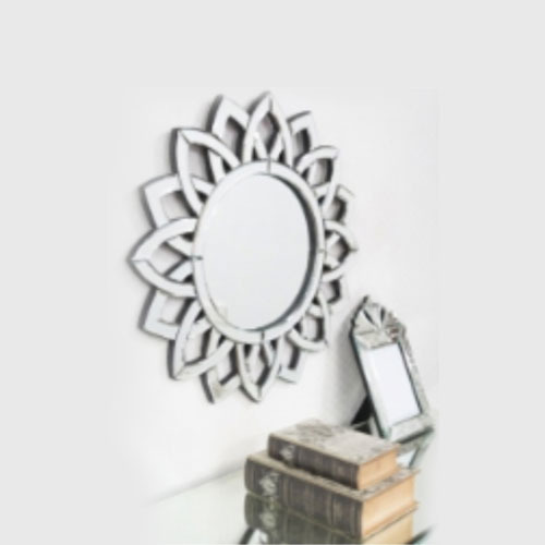 Small Sun Shape Modern Mirror