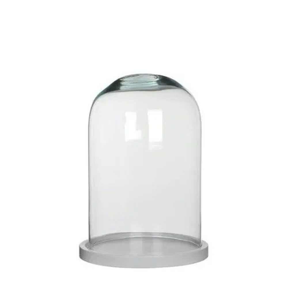 Transparent Quartz Glass Dome, 1 L, 8 X 4 Inch