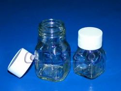 Square Pathology Bottles (Moulded Glass)