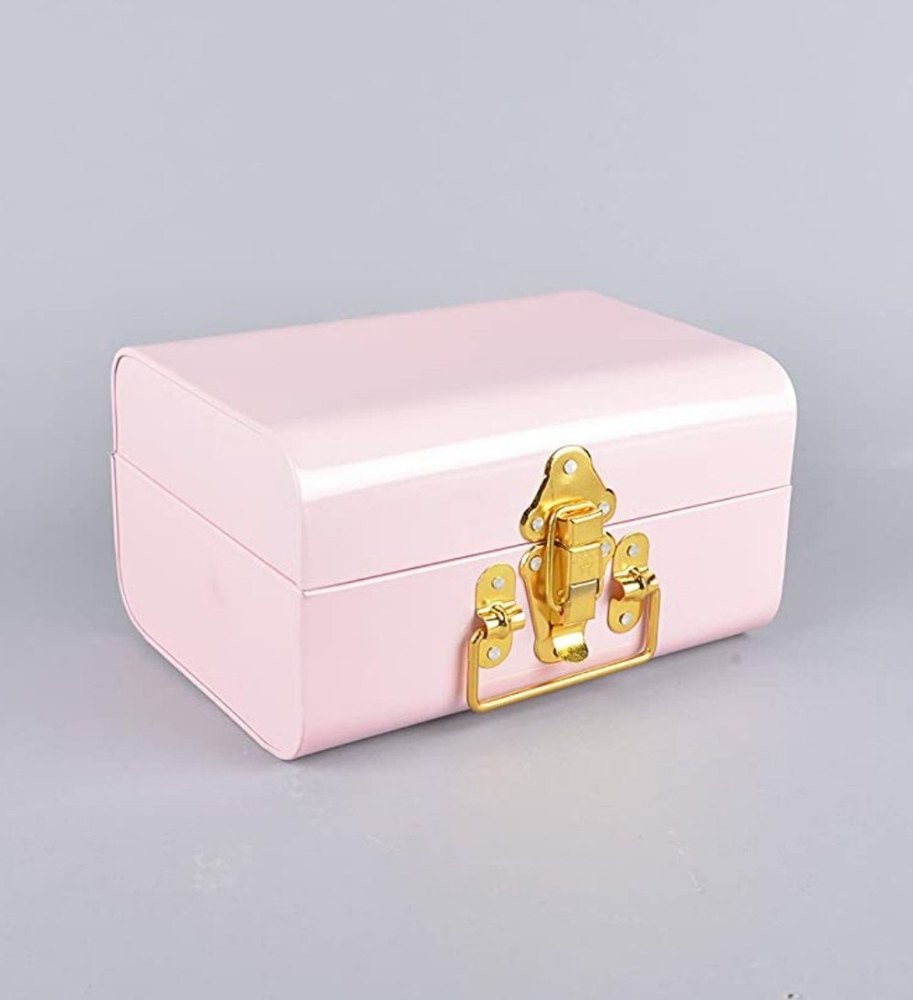 Iron Rectangular Metal Trunk Gift Box, Dimension: 7*5*5 img