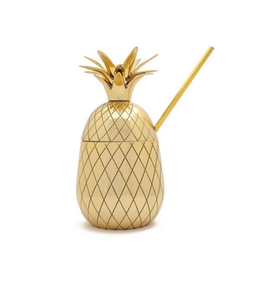 Golden Pineapple Brass Gift Box, Box Capacity: 500g img