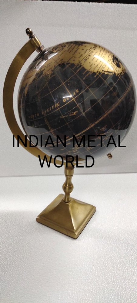 Metal Decorative World Globe, For Office img