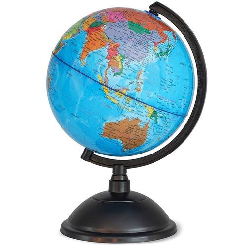 Physical Map World Globe Model