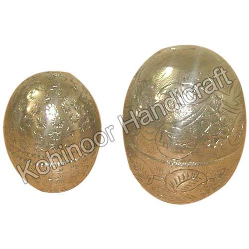 Metal Egg, For Decoration, Packaging Type: Box