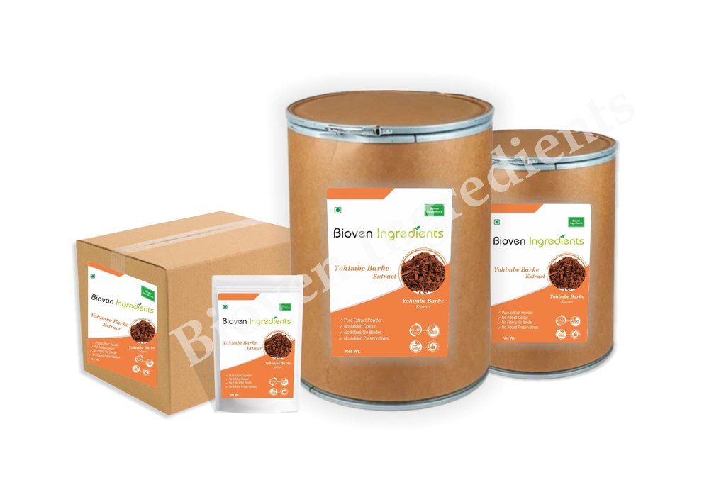 Bioven Ingrdients Yohimbe Bark Extract, Packaging Type: Drum, Packaging Size: 25Kg