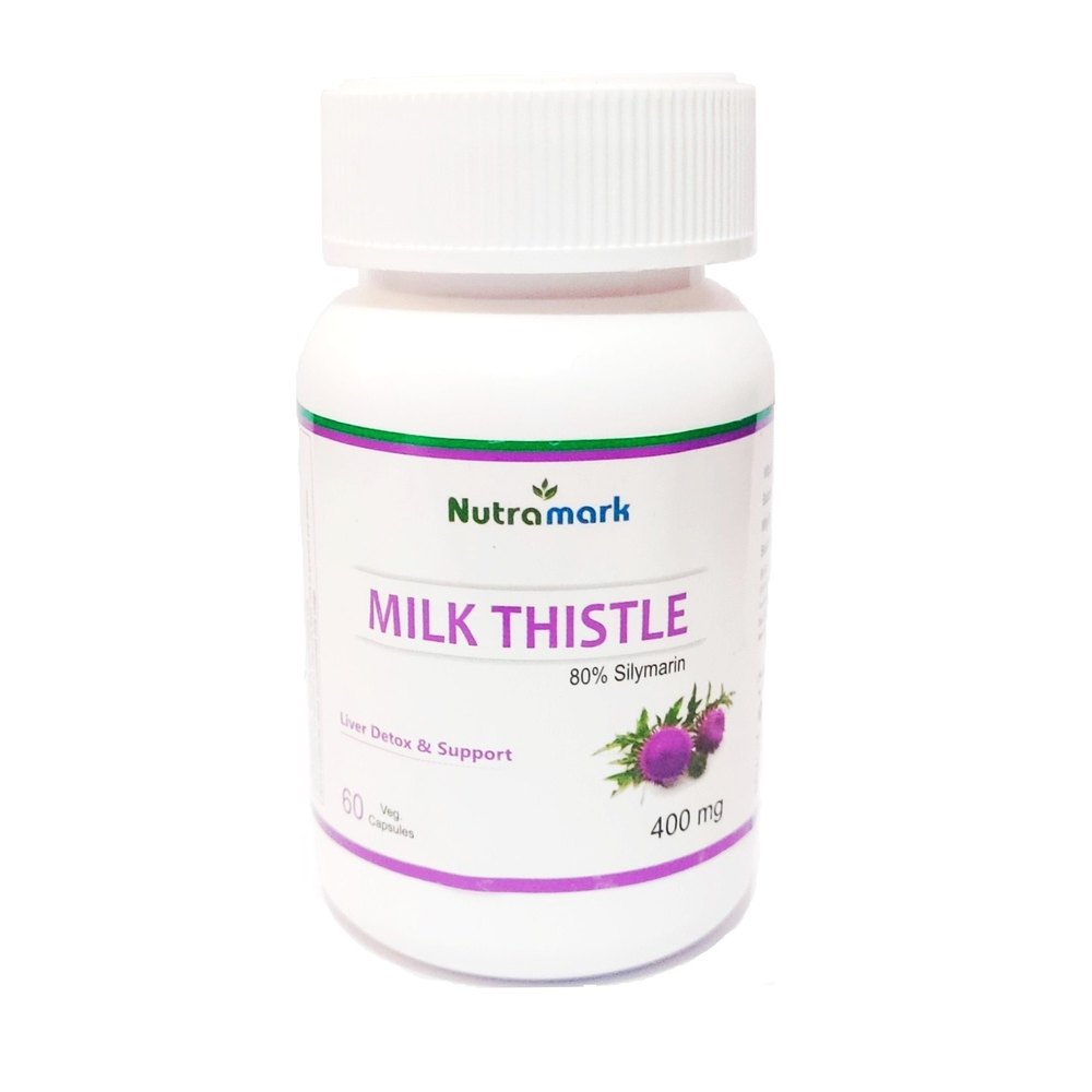 Nutramark Milk Thistle 400 Mg Capsules, Grade Standard: Food Grade, Packaging Type: Bottle