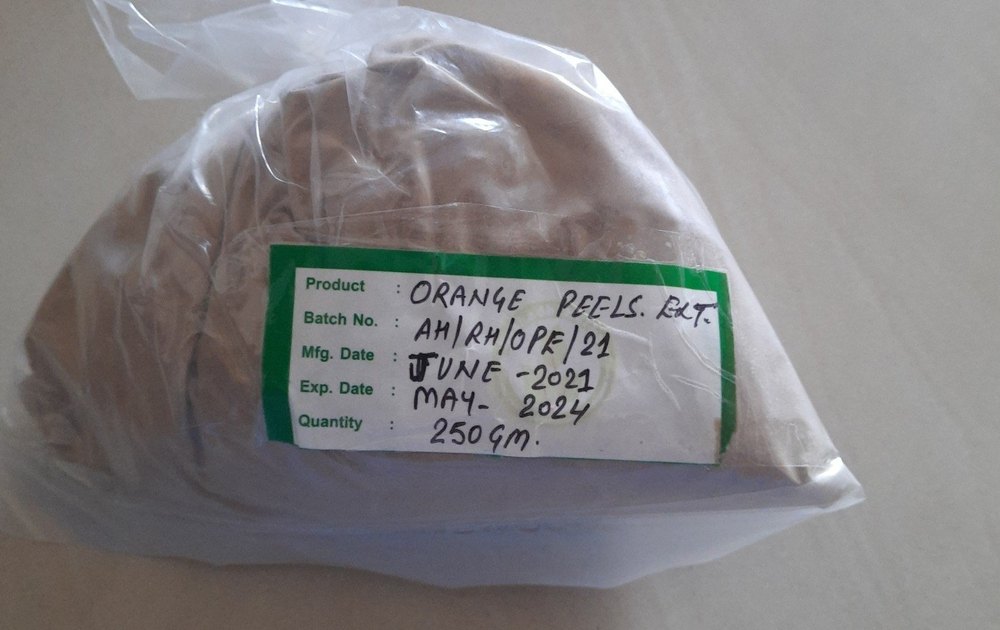 Brown Orange Peels Dry Extract, Packaging Type: Polybag, Packaging Size: 250 M