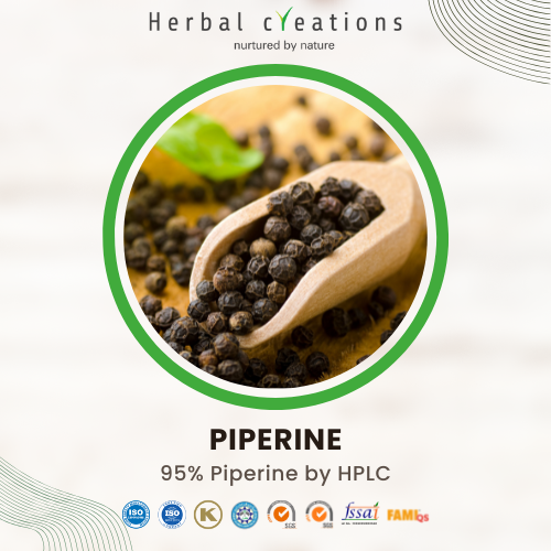 Herbal Creations Dried Piperine Dry Extract, Packaging Size: 25kg