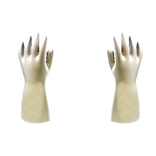 White Electrical Rubber Gloves img