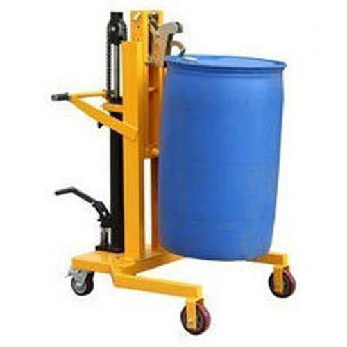 Sastha Mild Steel Hydraulic Barrel Trolley, For Industrial, Loading Capacity: 350 Kg