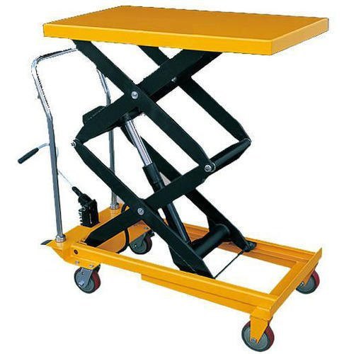 Manual Steel Hydraulic Lifting Trolley, Capacity: 1000 Kg, Load Capacity: 500 Kgs