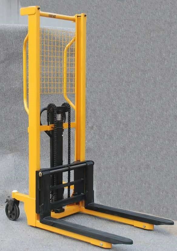 Mild Steel Manual Hydraulic Pallet Stacker, 900-1150, 1600-3000