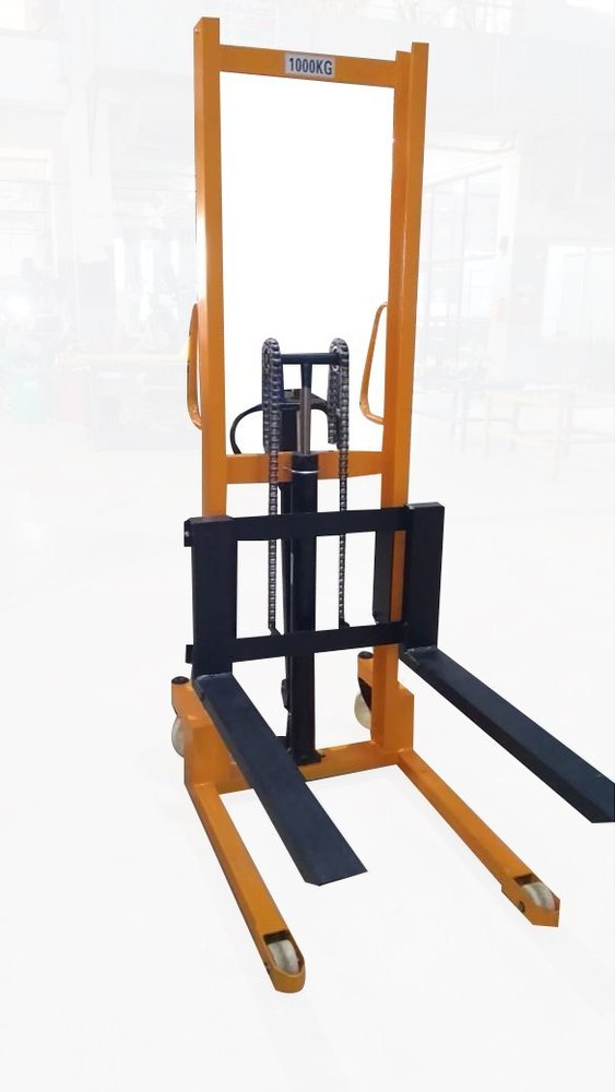 Powertech Hydraulics Mild Steel Hydraulic Manual Stacker, For Material Handling