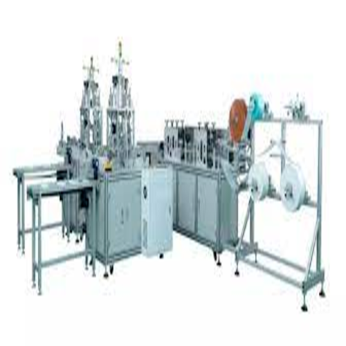 PRAYAAS 3 Ply Inner Earloop Mask Machine, 380, Production Capacity: 100 Machiene Per Month