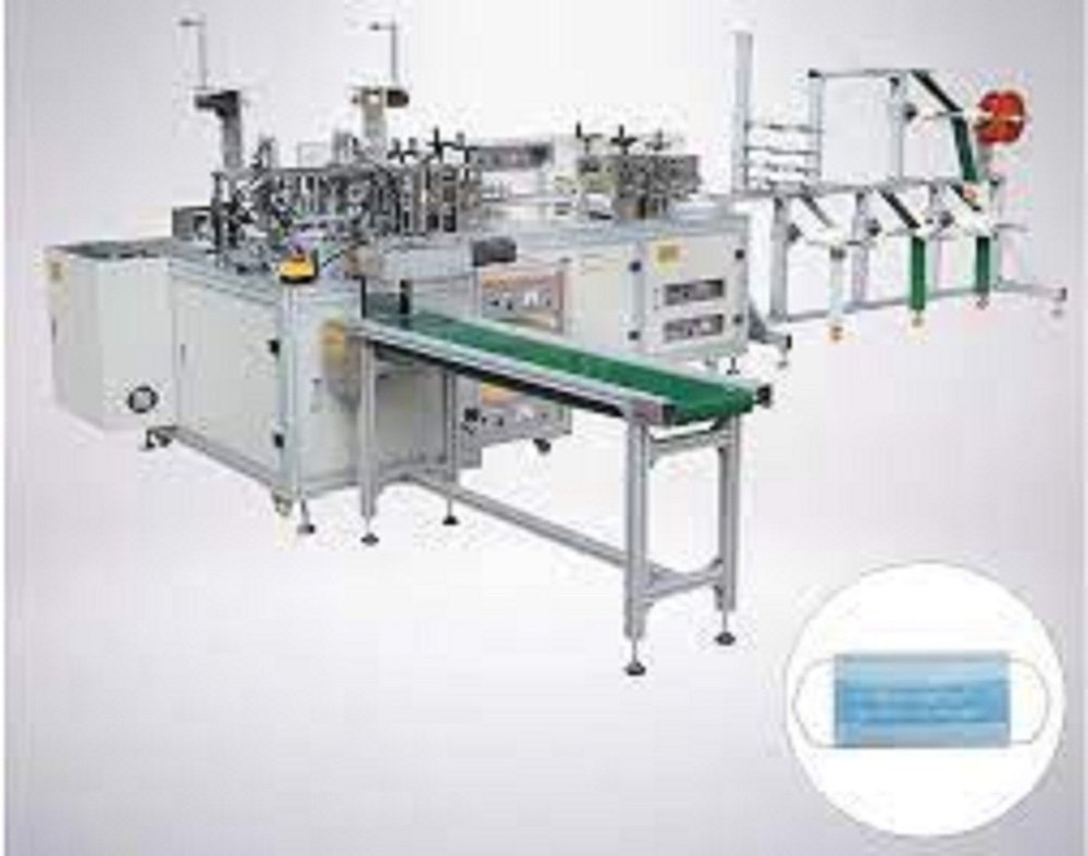 Hariram Machinery Face Mask Inside Ear Loop Making Machine, Model Name/number: Hr-136, Production Capacity: 80 Pcs Per Minute