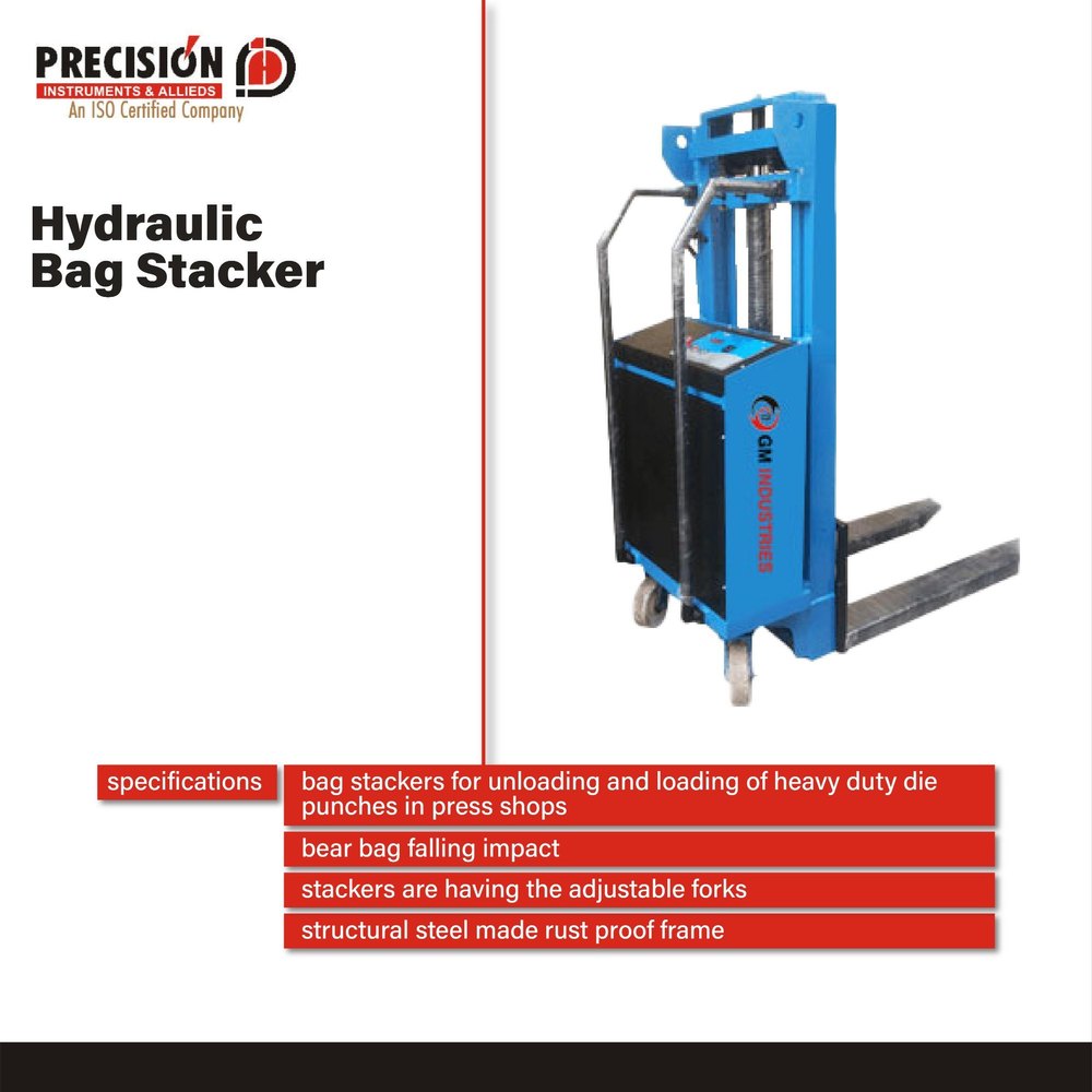 Hydraulic Bag Stacker, For Industrial