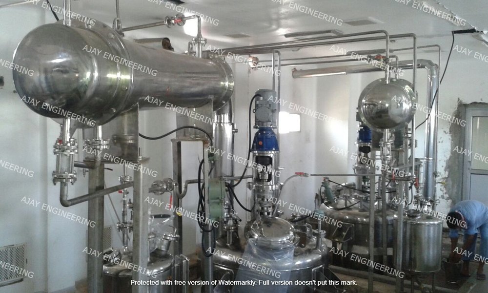 Pharmaceutical Processing Plant, Capacity: 500 - 10000 L