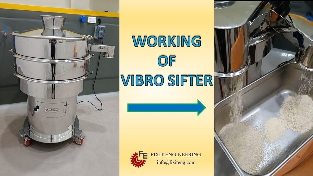 Vibro Sifter Machine, Capacity: 5kg To 1000kg/Hr, Model Name/Number: VS-750