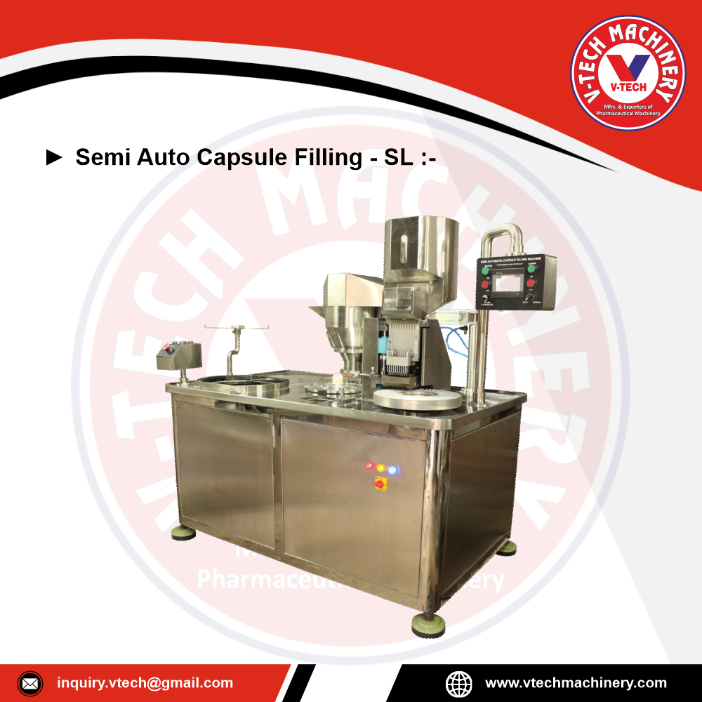 Semi Automatic Capsule Filling Machine