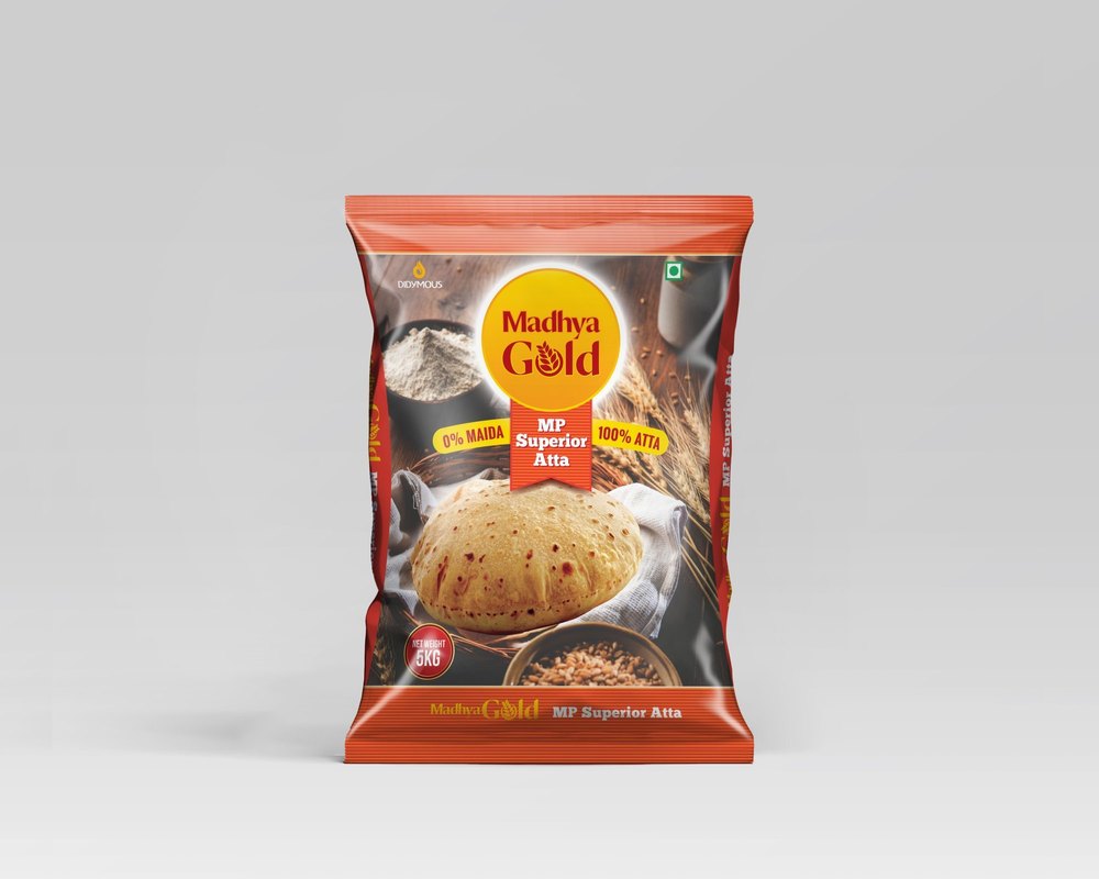 MadhyaGold M.P. Superior Atta 1 KG, Packaging Type: Packet