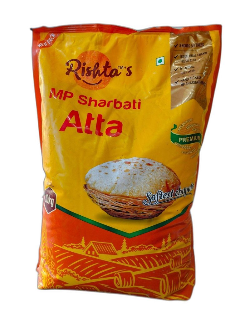 Rishtas Mp Sharbati Atta, Packaging Type: Bag, 6months