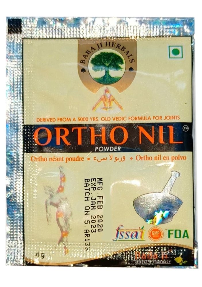 Babaji Ortho Nil Powder, Baba Ji Herbals, Packaging Size: 4g